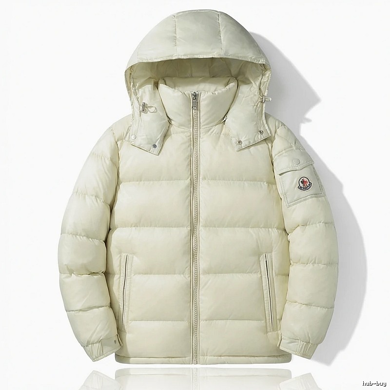Moncler classic beige down jacket