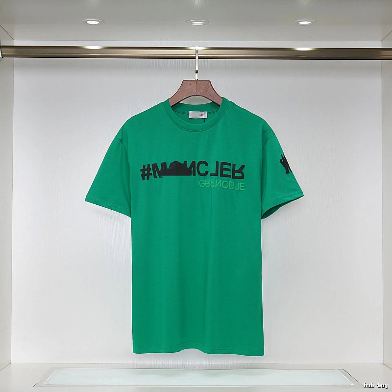 Moncler Grenoble Trendy Green Short-sleeve T-shirt