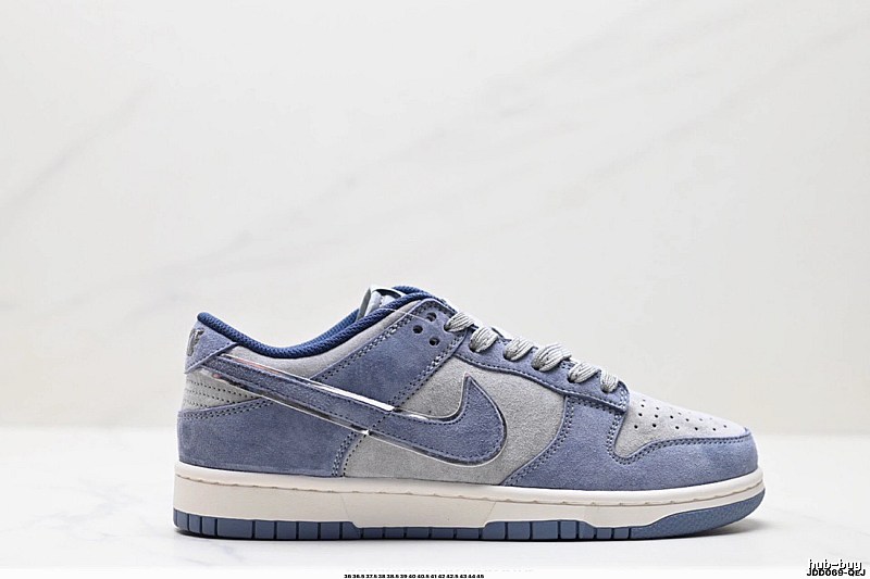 Nike Dunk Low Retro Style Blue-Gray Shoes