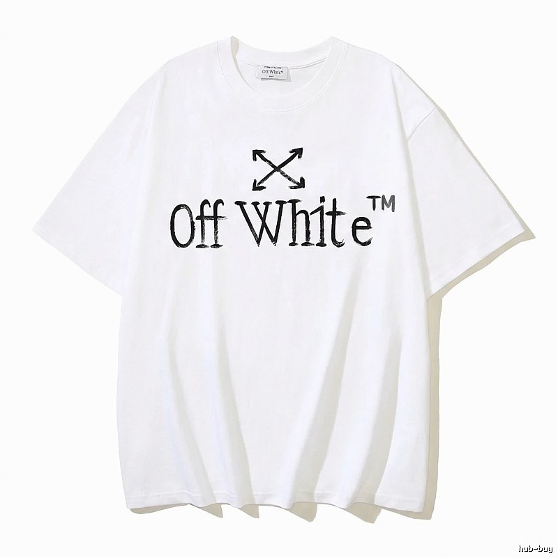 Off-White simple style white T-shirt