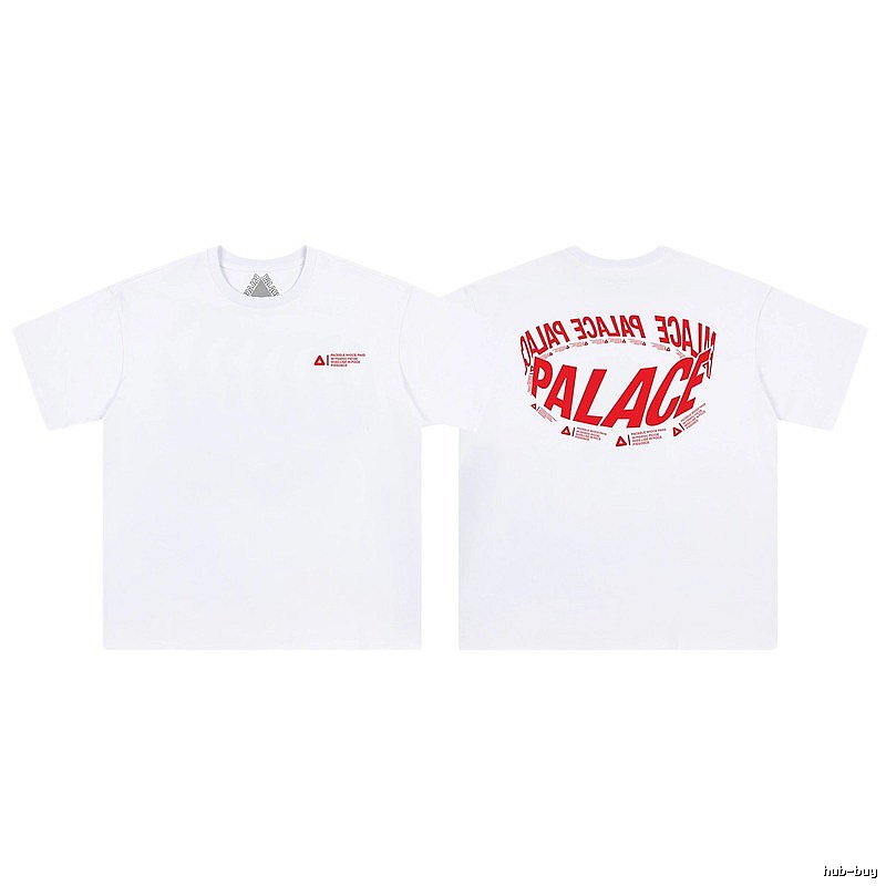 Palace Letter Printed Street Style White Short-sleeved T-shirt