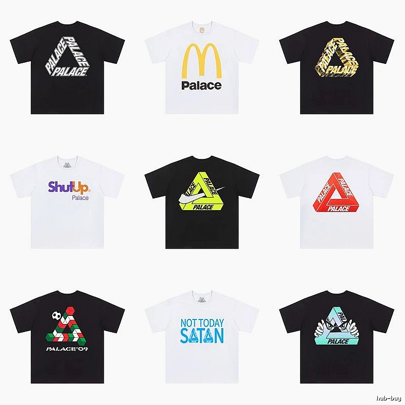 Palace Triangle Series Street Style Multicolor T-shirt