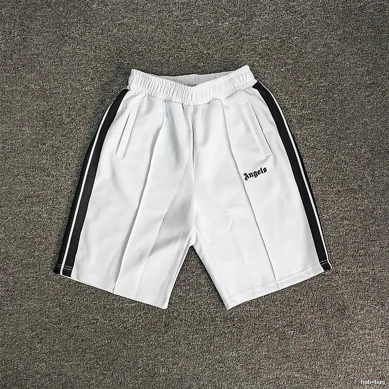 Palm Angels Casual Track shorts Black Side Stripe for Streetwear Looks