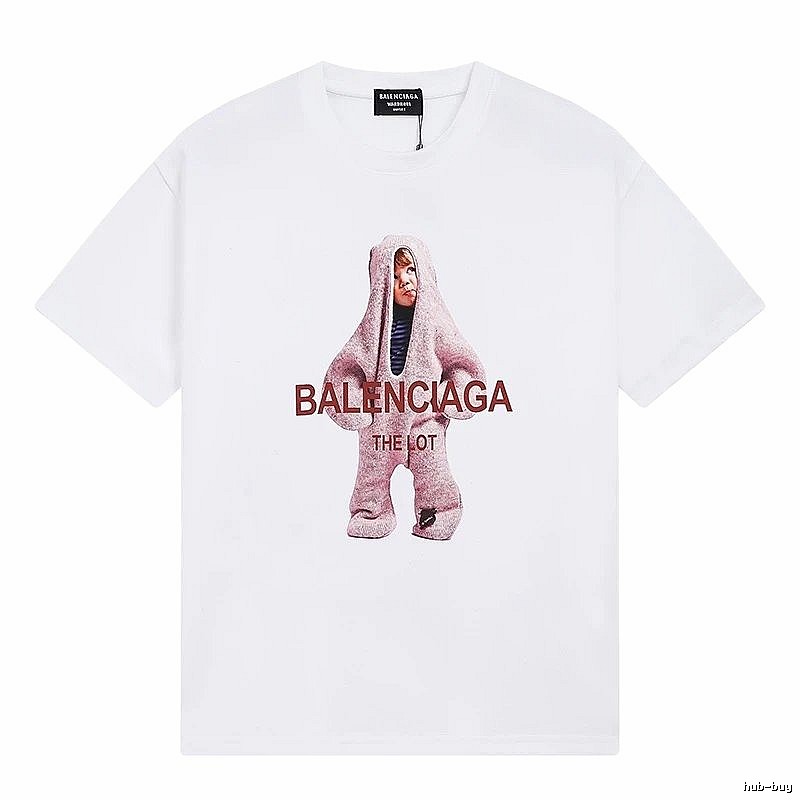 Parisian-style printed white T-shirt