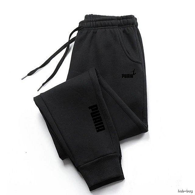 Puma Classic Sweatpants Black Drawstring Sweatpants for Daily Styling