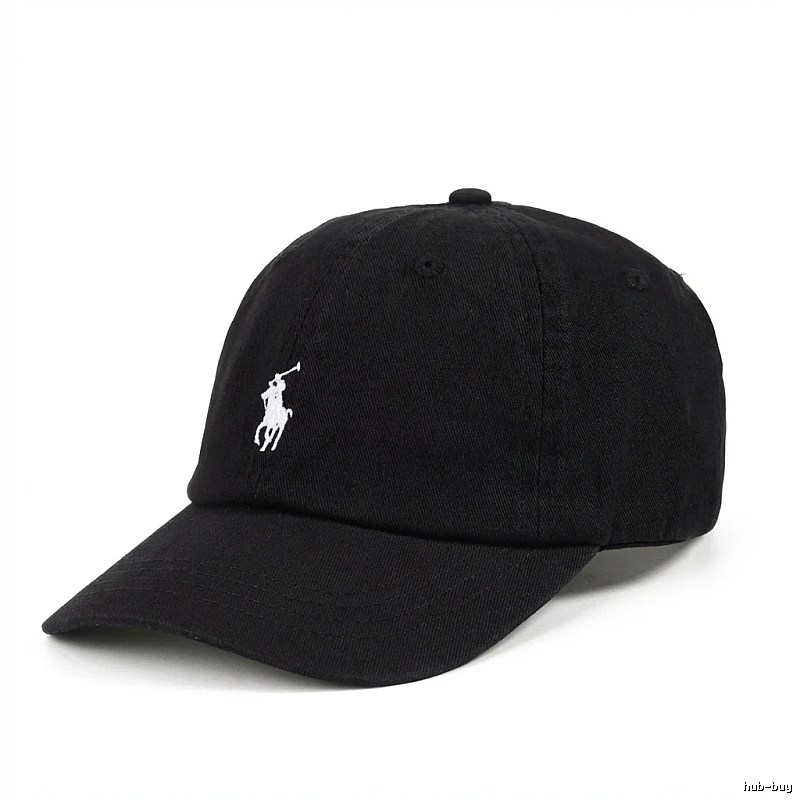 Ralph Lauren classic and simple style black hat