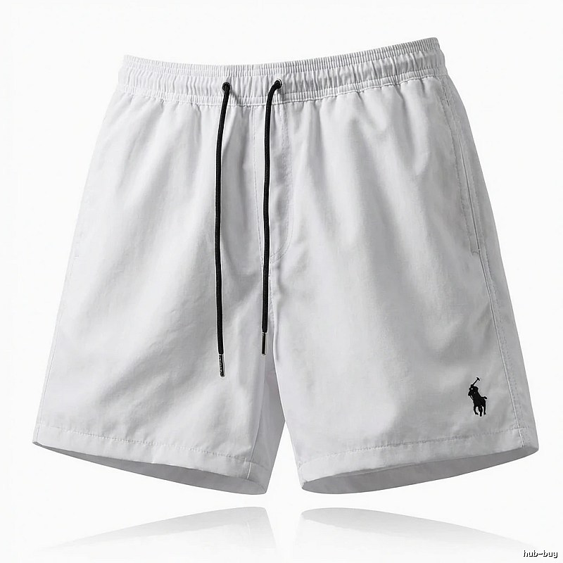 Ralph Lauren minimalist style white shorts