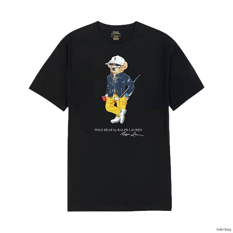 Ralph Lauren Polo Bear Trendy Cool Black T-shirt