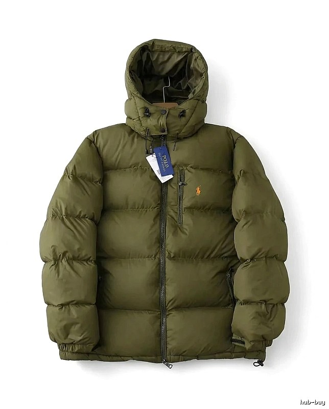 Ralph Lauren Polo Military Green Trendy Down Jacket