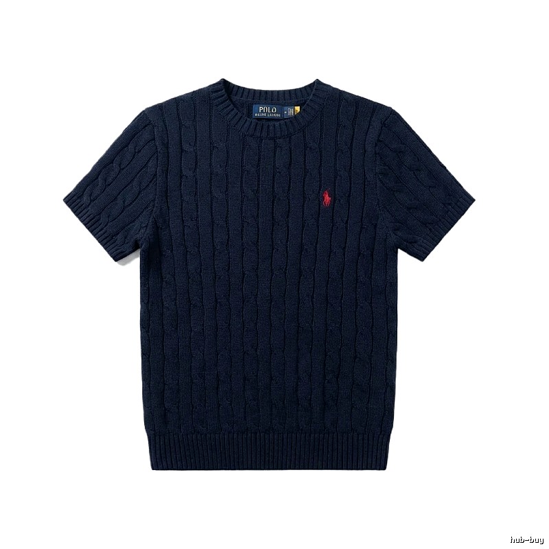 Ralph Lauren Polo Series Vintage Navy Blue Knitted Sweater