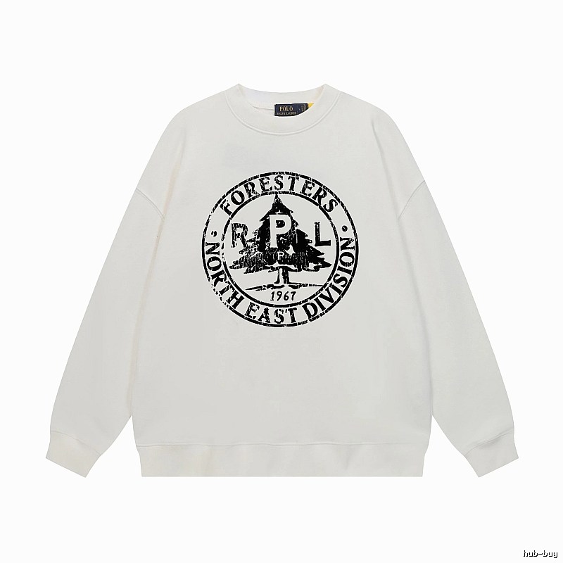 Ralph Lauren retro-style white sweatshirt