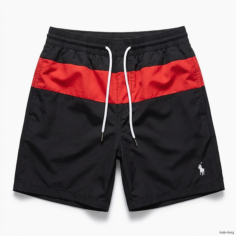 Ralph Lauren sporty black and red shorts