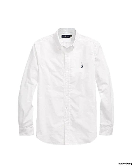Ralph Lauren White Button-Down Shirt Casual Layering
