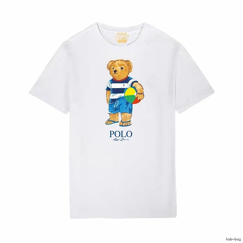 Ralph Lauren white T-shirt with teddy bear print