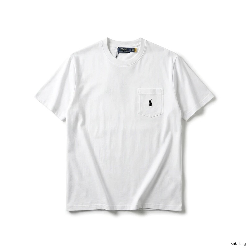 Ralph Lauren's classic and simple style white T-shirt