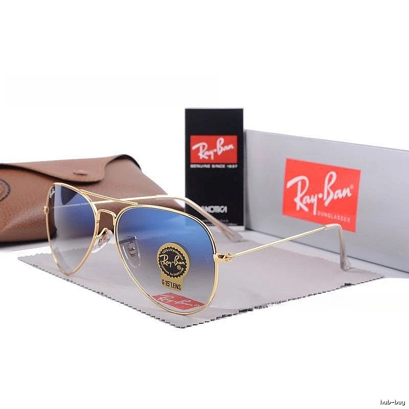 Ray-Ban Travel Aviator sunglasses Gold Tone Sunglasses with Soft Visual Tone