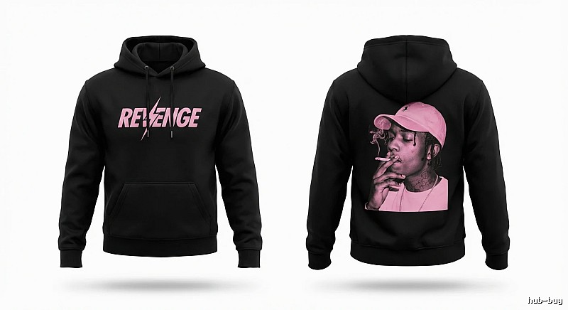 Revenge Dark Style Black Hoodie