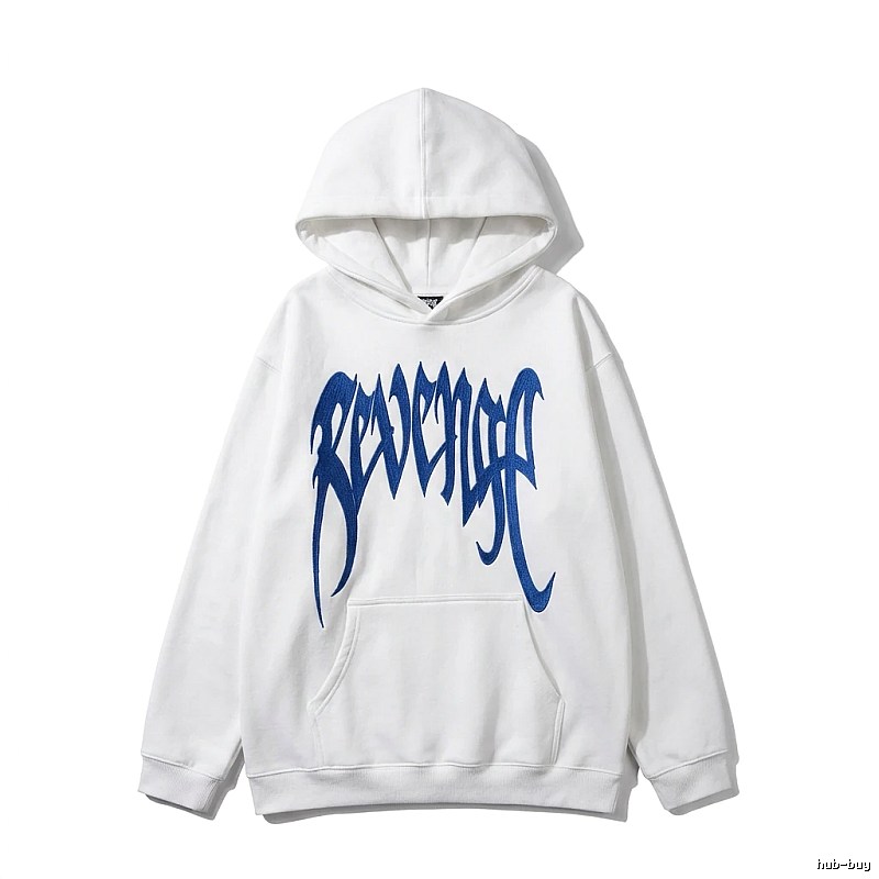 Revenge trendy and cool style white hoodie