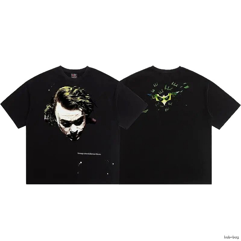 SAINT x Joker Co-branded Vintage Black T-Shirt