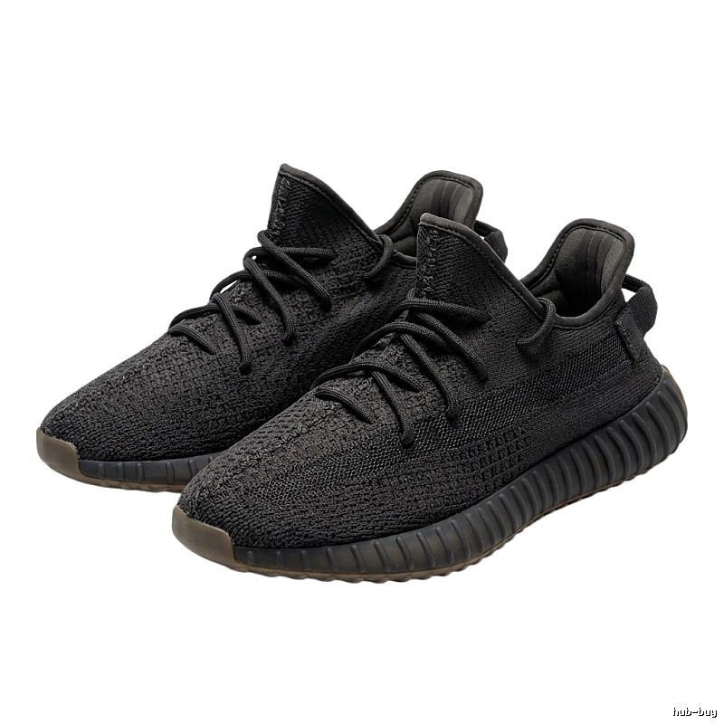 Simple-style black Yeezy 350 shoes