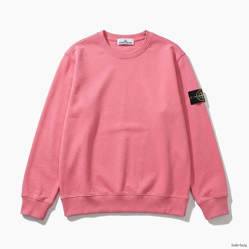Stone Island basic pink sweatshirt