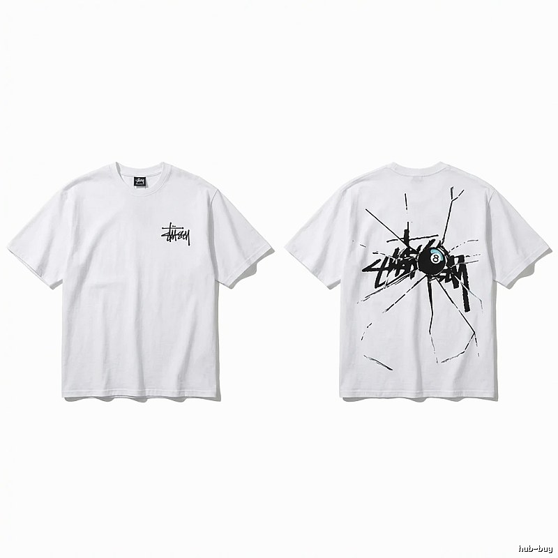 Stussy 8 Ball Style White T-shirt