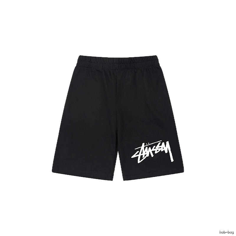 Stussy basic black shorts