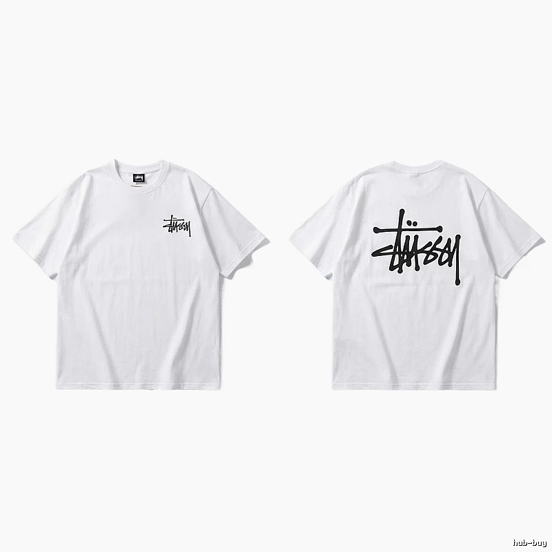 Stussy basic simple white T-shirt