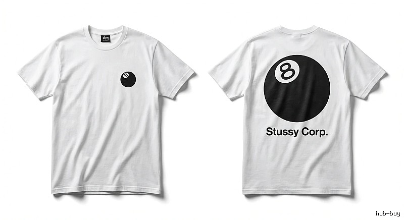 Stussy Billiards Series White T-shirt