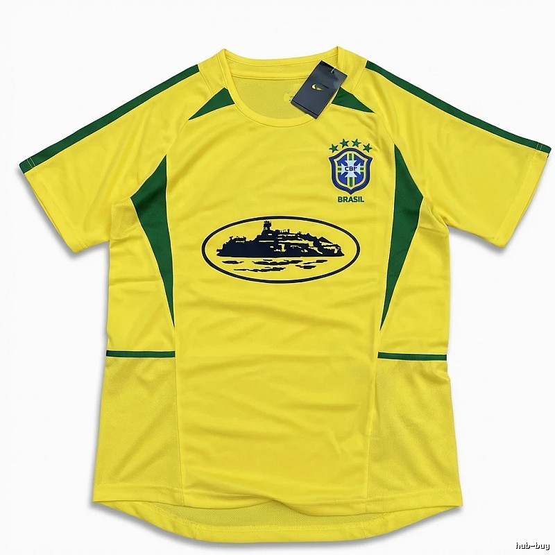 Stussy Brazilian-style yellow-green T-shirt