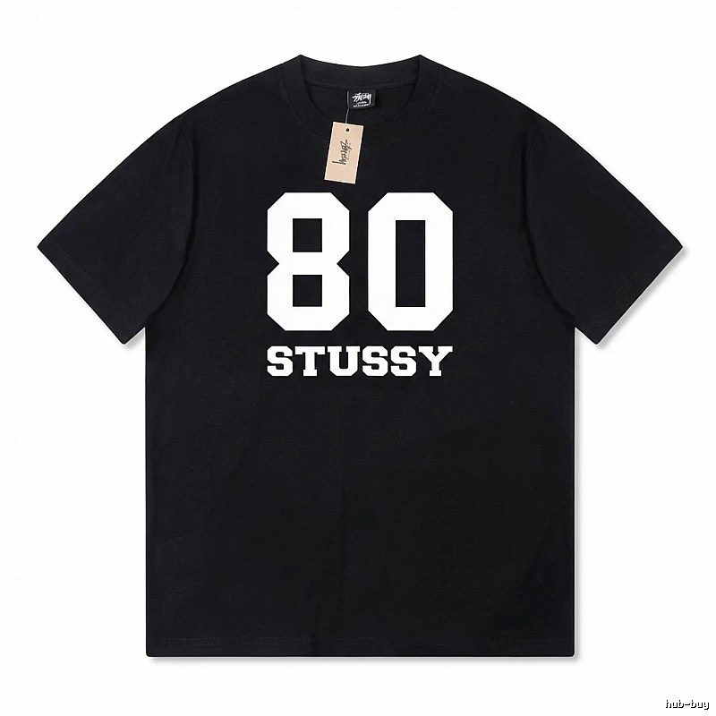 Stussy digital style black T-shirt