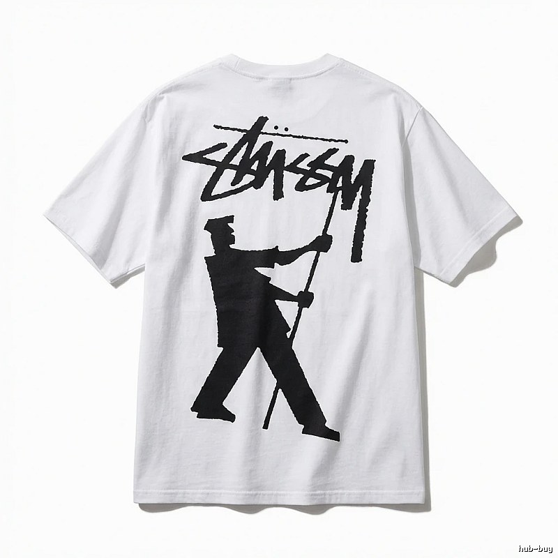Stussy Graffiti Style White T-shirt