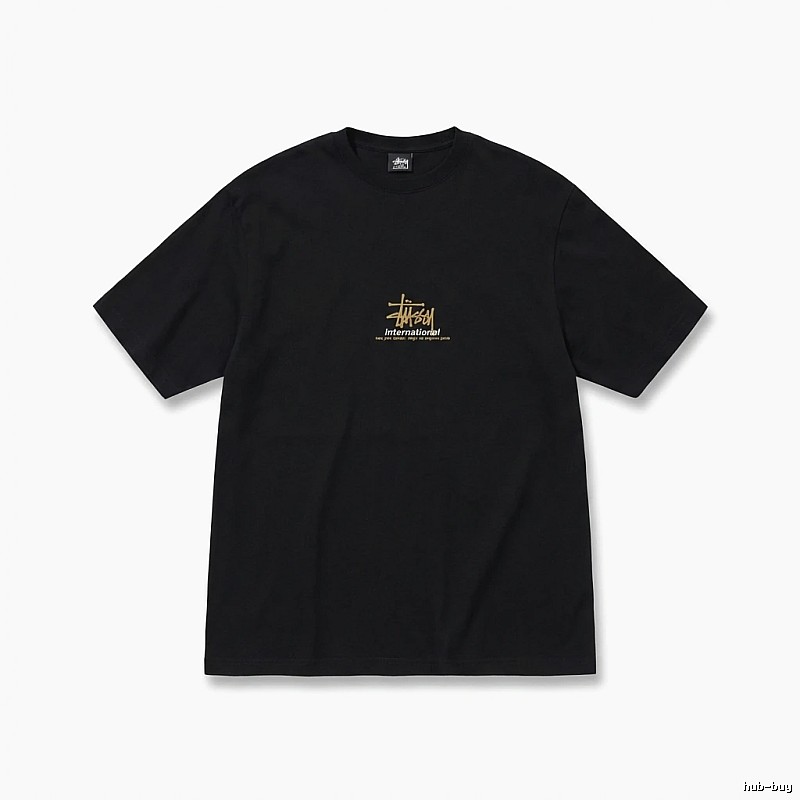 Stussy International Style Black T-shirt