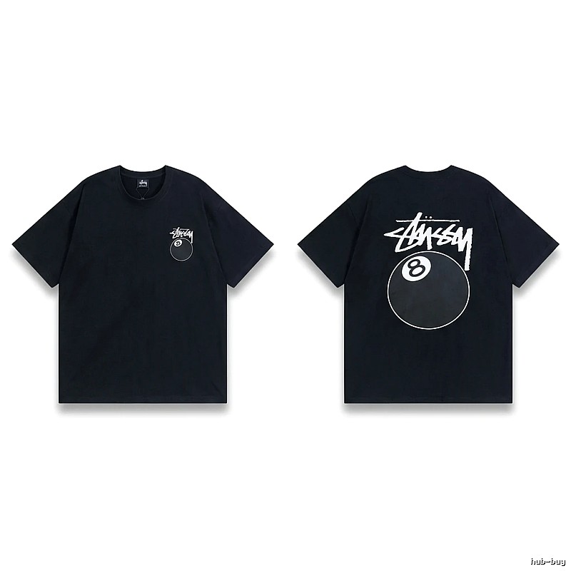 Stussy No.8 Ball Style Black T-shirt