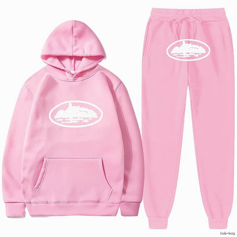 Stussy Pink Red Tracksuit Set Statement Graphic Logo