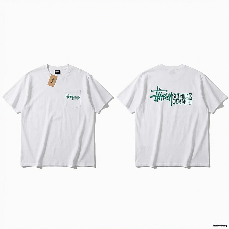 Stussy simple white T-shirt