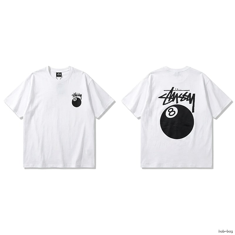 Stussy trendy style white T-shirt
