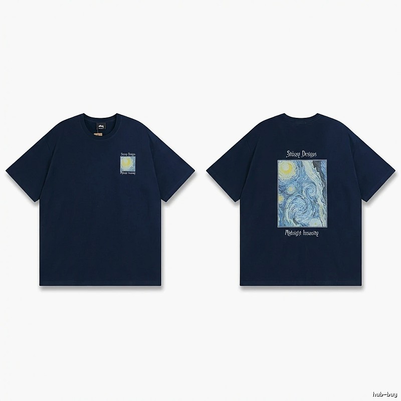 Stussy Van Gogh Series Dark Blue T-shirt