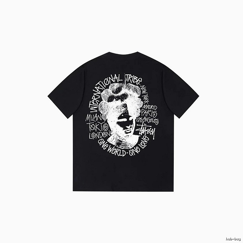 Stussy Weekend Graphic T-shirt Black White Stussy for Seasonal Looks