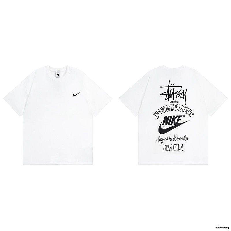Stussy White Spider Graphic T-Shirt Poolside Style Logo