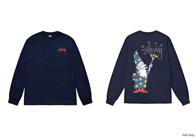 Stussy Wizard Series Dark Style Long-sleeve