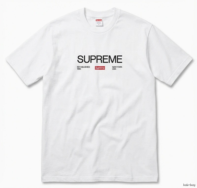 Supreme basic simple white T-shirt