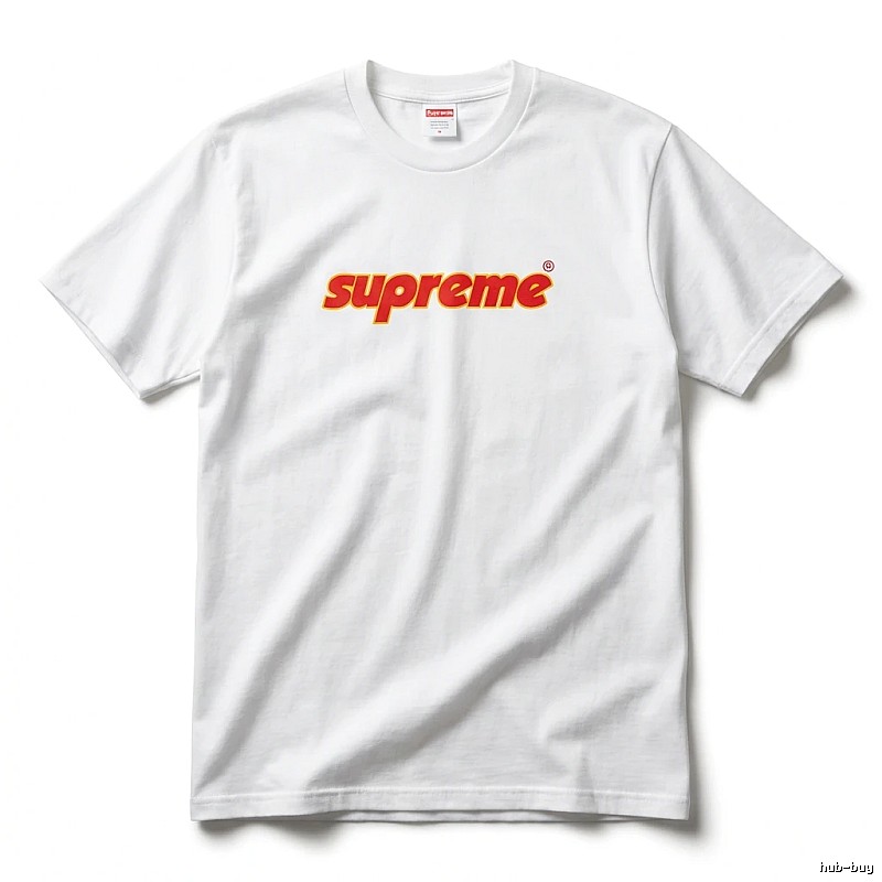 Supreme basic simple white T-shirt
