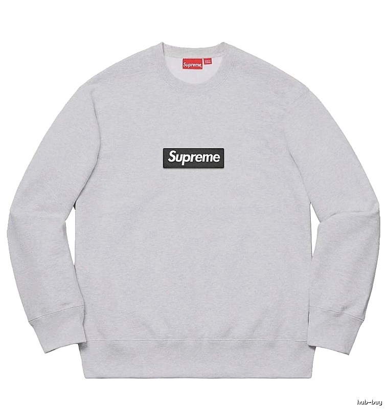 Supreme Classic Logo hoodie Gray Red Oversized with Travel-Friendly Style