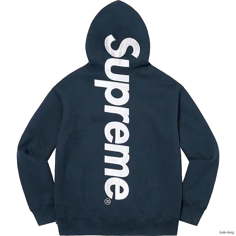 Supreme Premium Style Logo hoodie Gray Red Oversized for Resort Outfits
