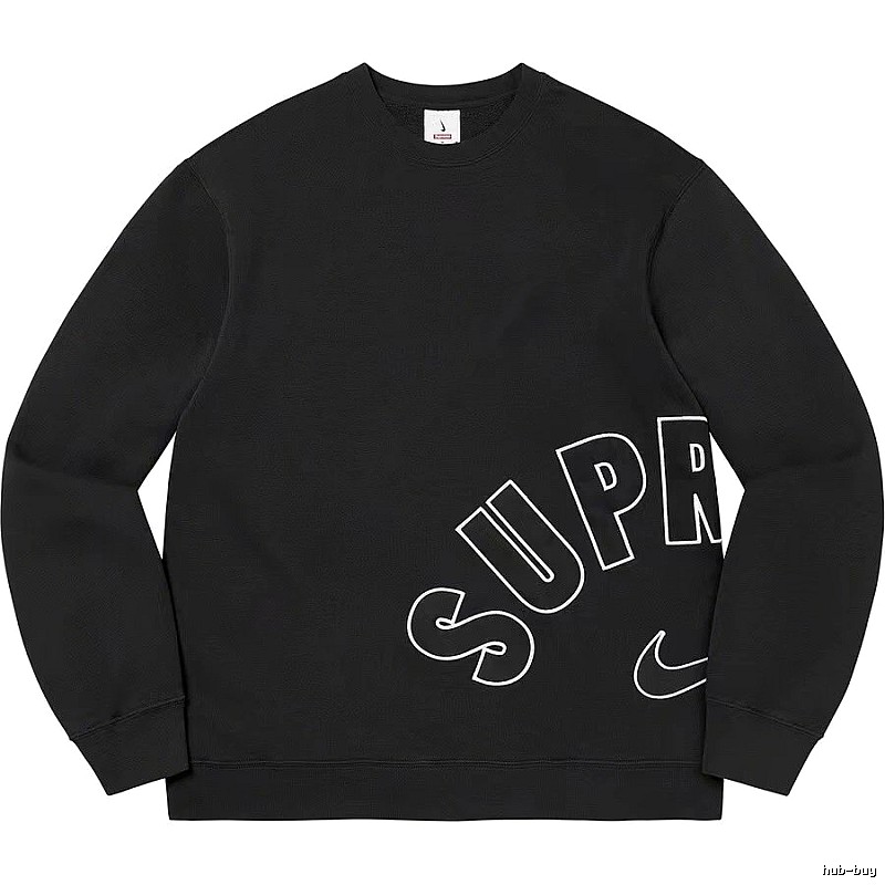 Supreme Resort Logo hoodie Gray Red Oversized with Premium Look