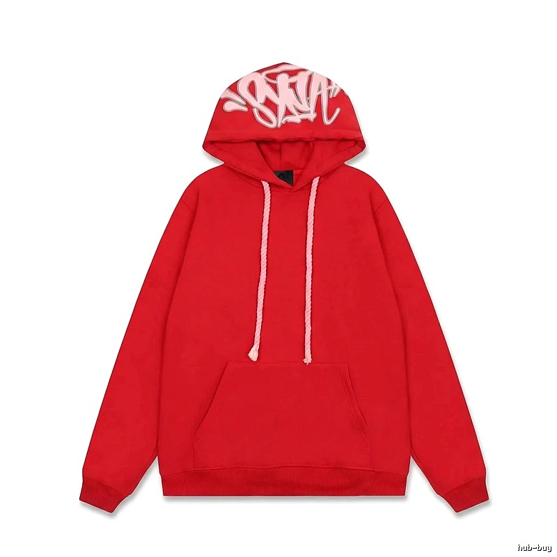 SynaWorld Graffiti Trendy Cool Style Red Hoodie