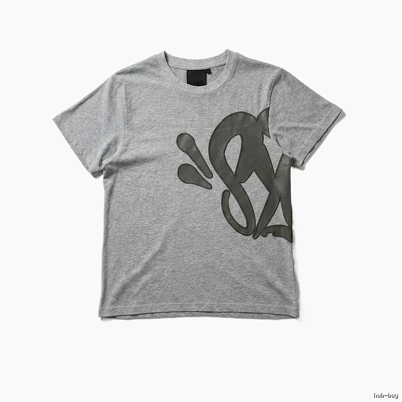 SynaWorld Trendy and Cool Style Gray T-shirt