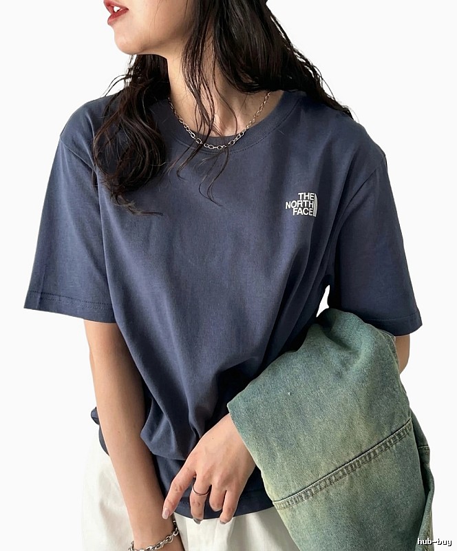 The North Face simple style navy blue T-shirt