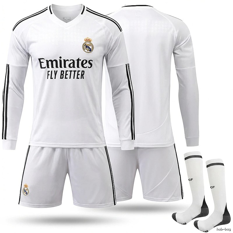 The white sporty jersey of Real Madrid.
